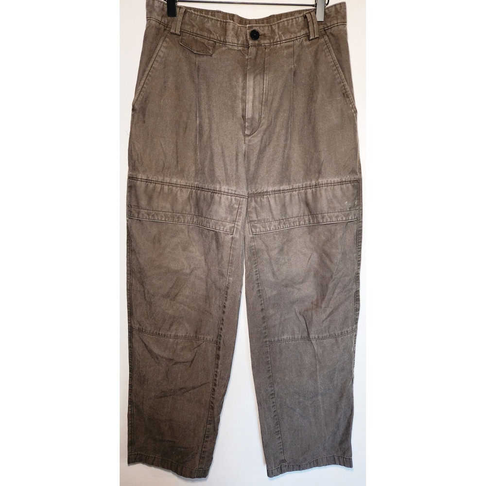 Zara Origins Mens Faded Green Cargo Utility Trousers Pants 1564/127/054 Size 30
